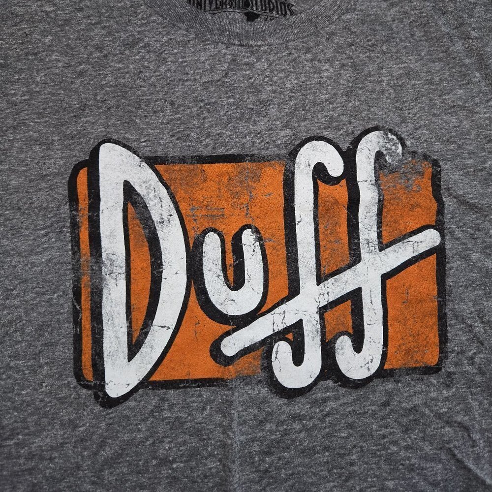 Universal Studios The Simpsons Duff Logo Shirt || 2XL EUC - Picture 4 of 6